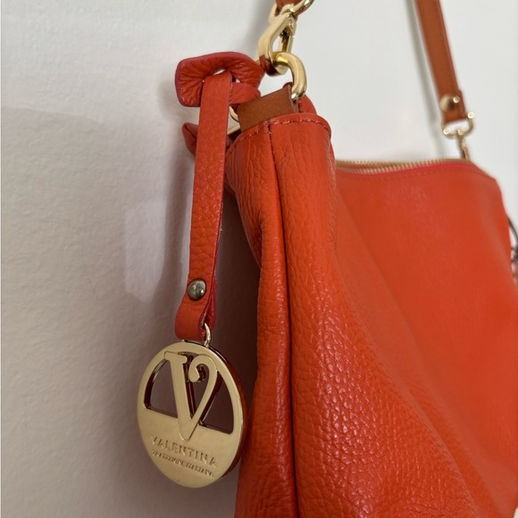 Valentina Elegant Orange Handbag - Picture 2 of 13